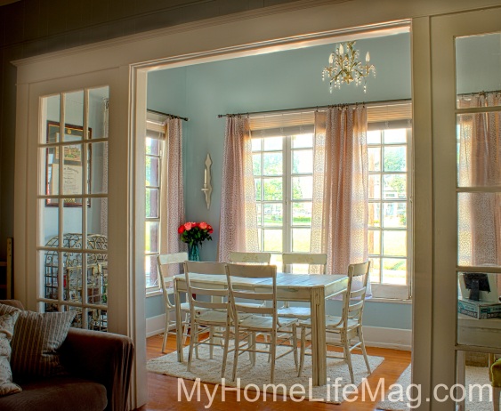 || shabby chic dining room design || @popfizzclinkLBD