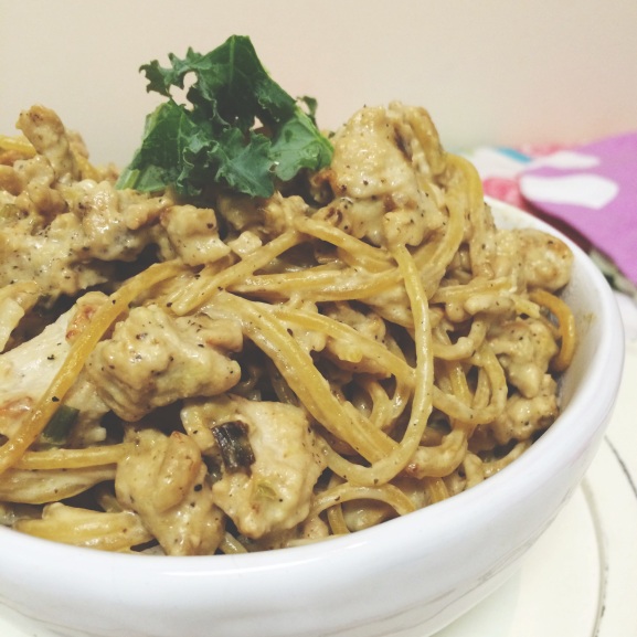 || dried vegetable pasta with turkey and kale || @popfizzclinkLBD
